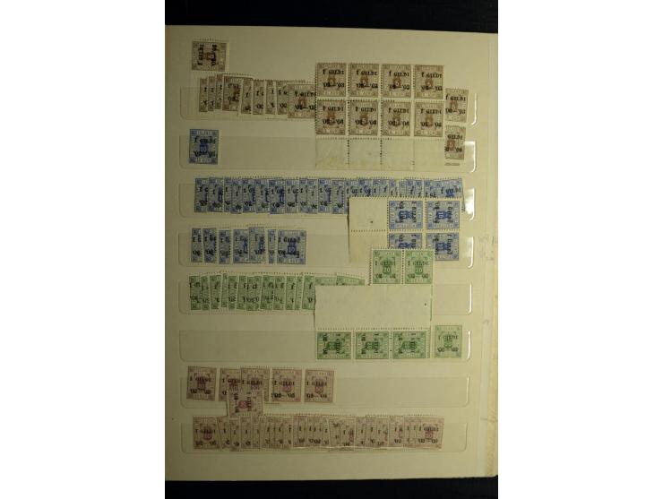 1896/1949, postfrischer Lagerbestand mit Dienst, oft in Einheiten, dabei Mi.-Nr.92(35), 102(21), 112(18), D43 (ca.130),etc, s