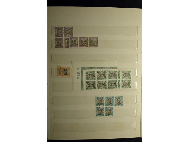 1896/1949, postfrischer Lagerbestand mit Dienst, oft in Einheiten, dabei Mi.-Nr.92(35), 102(21), 112(18), D43 (ca.130),etc, s