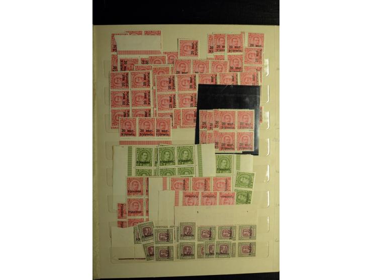 1896/1949, postfrischer Lagerbestand mit Dienst, oft in Einheiten, dabei Mi.-Nr.92(35), 102(21), 112(18), D43 (ca.130),etc, s
