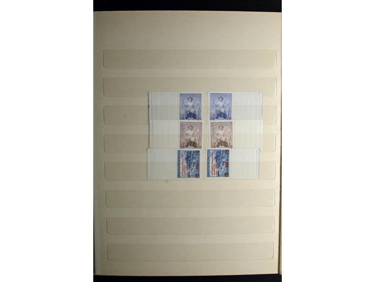 1896/1949, postfrischer Lagerbestand mit Dienst, oft in Einheiten, dabei Mi.-Nr.92(35), 102(21), 112(18), D43 (ca.130),etc, s