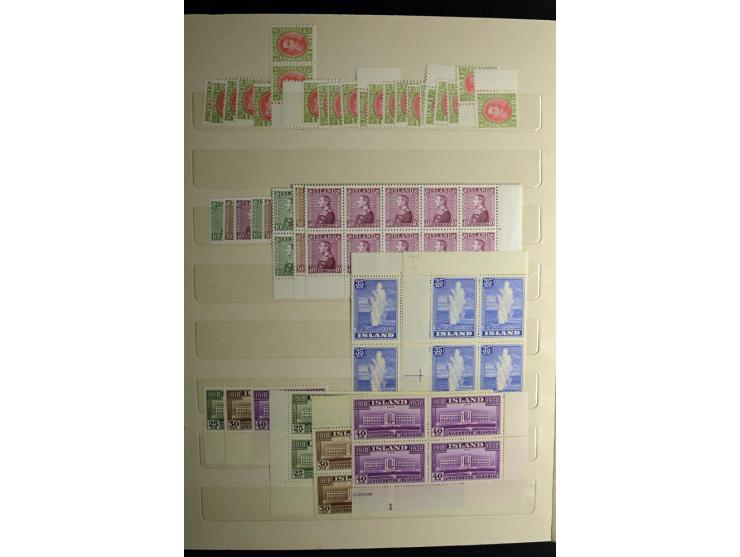 1896/1949, postfrischer Lagerbestand mit Dienst, oft in Einheiten, dabei Mi.-Nr.92(35), 102(21), 112(18), D43 (ca.130),etc, s