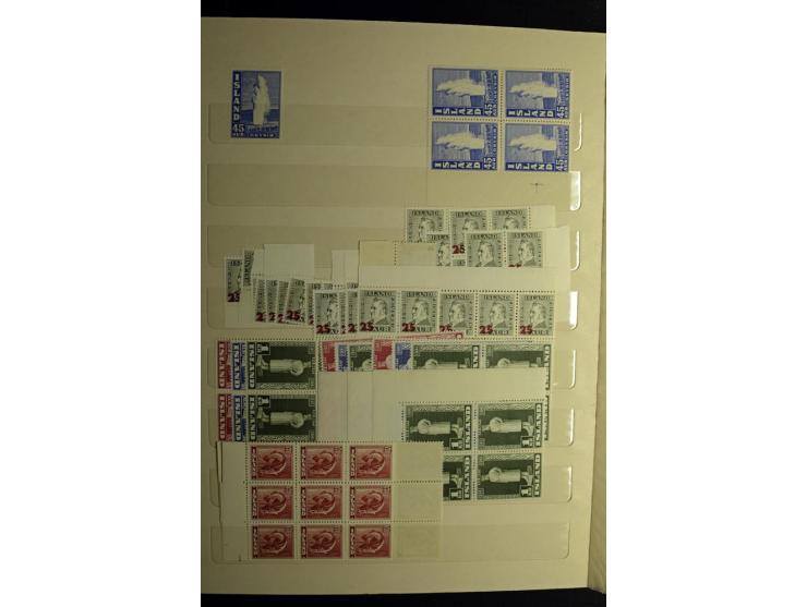 1896/1949, postfrischer Lagerbestand mit Dienst, oft in Einheiten, dabei Mi.-Nr.92(35), 102(21), 112(18), D43 (ca.130),etc, s
