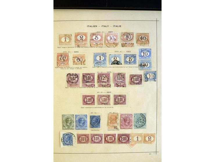 1852/1913, ungebrauchte und gestempelte Sammlung ab Kirchenstaat mit vielen alten Marken, kpl. Ausgaben und später auch besse