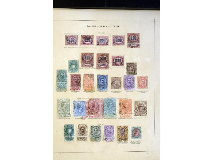 1852/1913, ungebrauchte und gestempelte Sammlung ab Kirchenstaat mit vielen alten Marken, kpl. Ausgaben und später auch besse