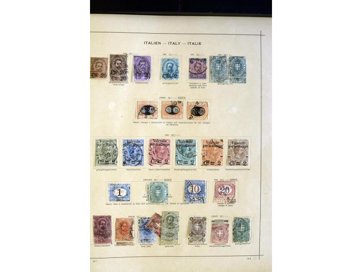 1852/1913, ungebrauchte und gestempelte Sammlung ab Kirchenstaat mit vielen alten Marken, kpl. Ausgaben und später auch besse