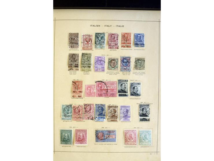 1852/1913, ungebrauchte und gestempelte Sammlung ab Kirchenstaat mit vielen alten Marken, kpl. Ausgaben und später auch besse