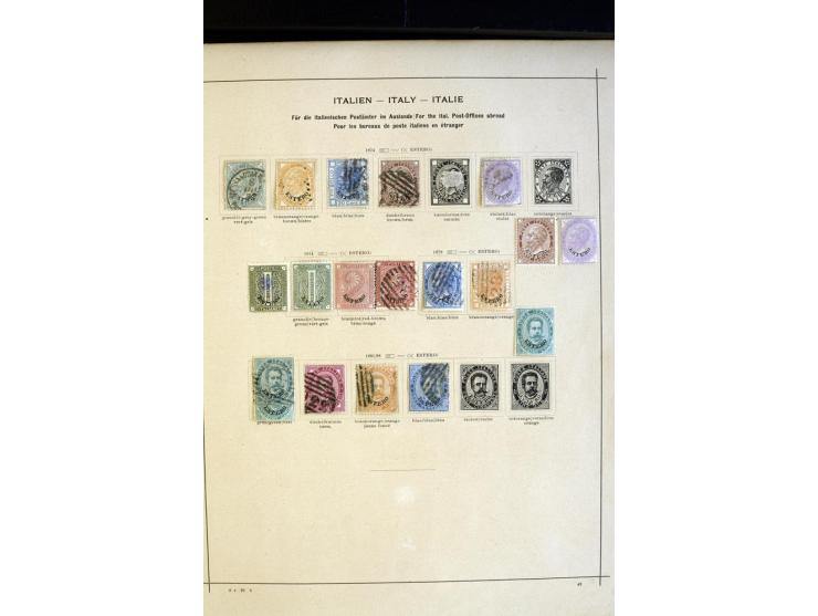1852/1913, ungebrauchte und gestempelte Sammlung ab Kirchenstaat mit vielen alten Marken, kpl. Ausgaben und später auch besse