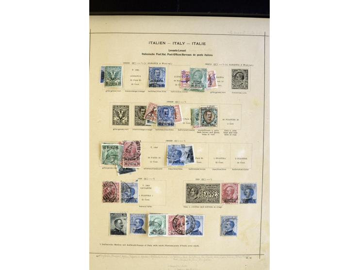 1852/1913, ungebrauchte und gestempelte Sammlung ab Kirchenstaat mit vielen alten Marken, kpl. Ausgaben und später auch besse