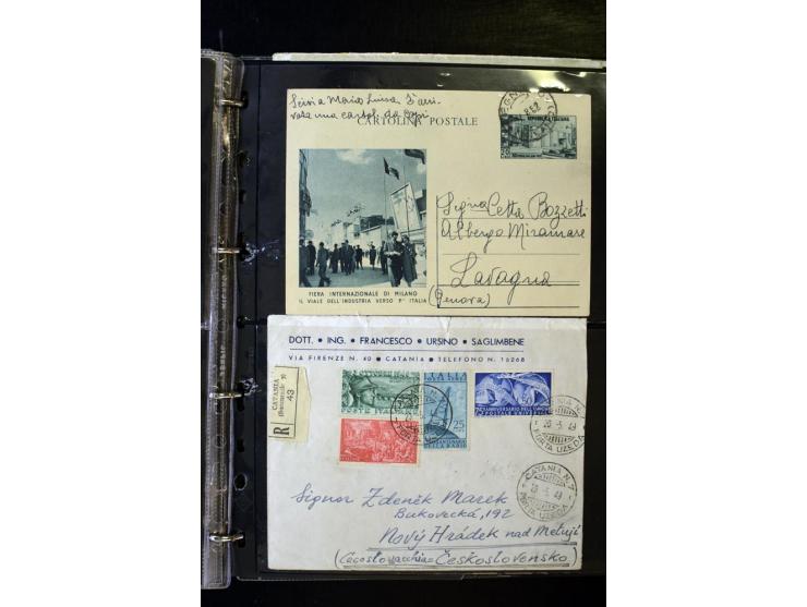 1800/1970 (ca.), rund 500 Briefe, Karten und Ganzsachen, dabei Reco, Zensur, Luftpost, Feldpost etc.