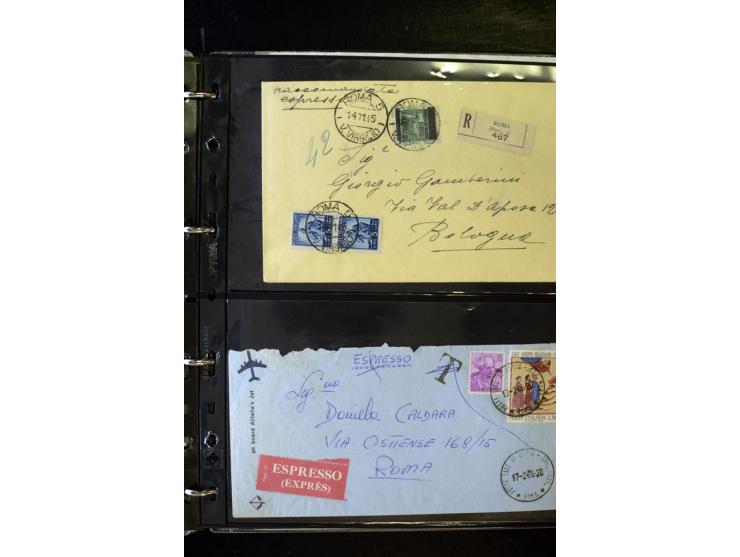 1800/1970 (ca.), rund 500 Briefe, Karten und Ganzsachen, dabei Reco, Zensur, Luftpost, Feldpost etc.
