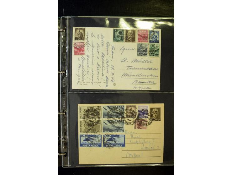 1800/1970 (ca.), rund 500 Briefe, Karten und Ganzsachen, dabei Reco, Zensur, Luftpost, Feldpost etc.