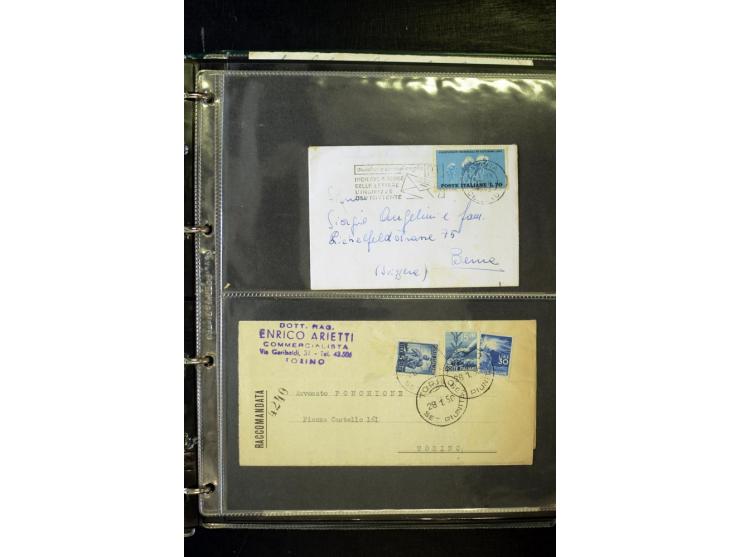 1800/1970 (ca.), rund 500 Briefe, Karten und Ganzsachen, dabei Reco, Zensur, Luftpost, Feldpost etc.