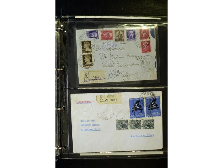 1800/1970 (ca.), rund 500 Briefe, Karten und Ganzsachen, dabei Reco, Zensur, Luftpost, Feldpost etc.