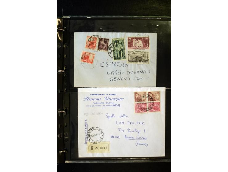1800/1970 (ca.), rund 500 Briefe, Karten und Ganzsachen, dabei Reco, Zensur, Luftpost, Feldpost etc.