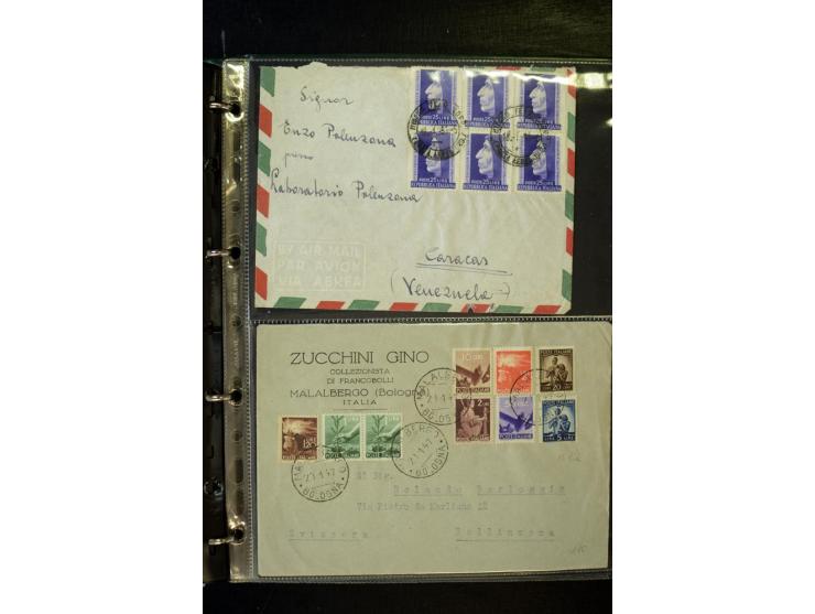 1800/1970 (ca.), rund 500 Briefe, Karten und Ganzsachen, dabei Reco, Zensur, Luftpost, Feldpost etc.