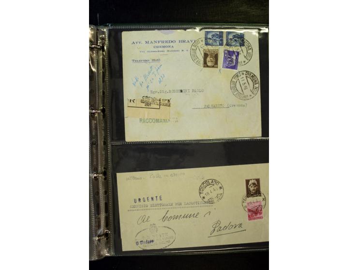1800/1970 (ca.), rund 500 Briefe, Karten und Ganzsachen, dabei Reco, Zensur, Luftpost, Feldpost etc.