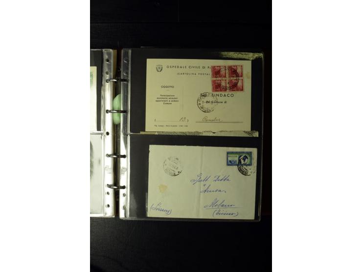 1800/1970 (ca.), rund 500 Briefe, Karten und Ganzsachen, dabei Reco, Zensur, Luftpost, Feldpost etc.
