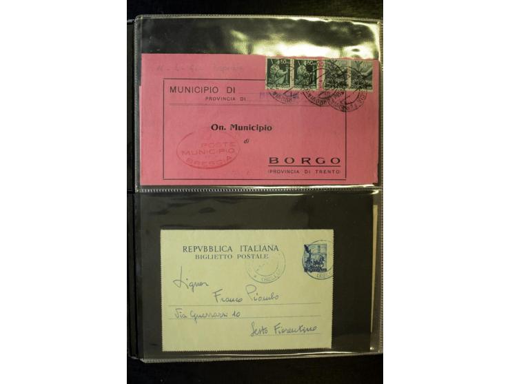 1800/1970 (ca.), rund 500 Briefe, Karten und Ganzsachen, dabei Reco, Zensur, Luftpost, Feldpost etc.