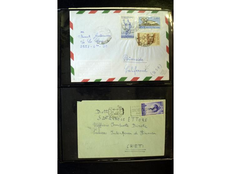 1800/1970 (ca.), rund 500 Briefe, Karten und Ganzsachen, dabei Reco, Zensur, Luftpost, Feldpost etc.