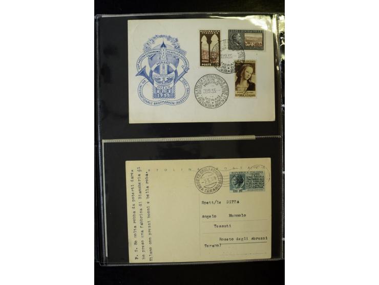 1800/1970 (ca.), rund 500 Briefe, Karten und Ganzsachen, dabei Reco, Zensur, Luftpost, Feldpost etc.