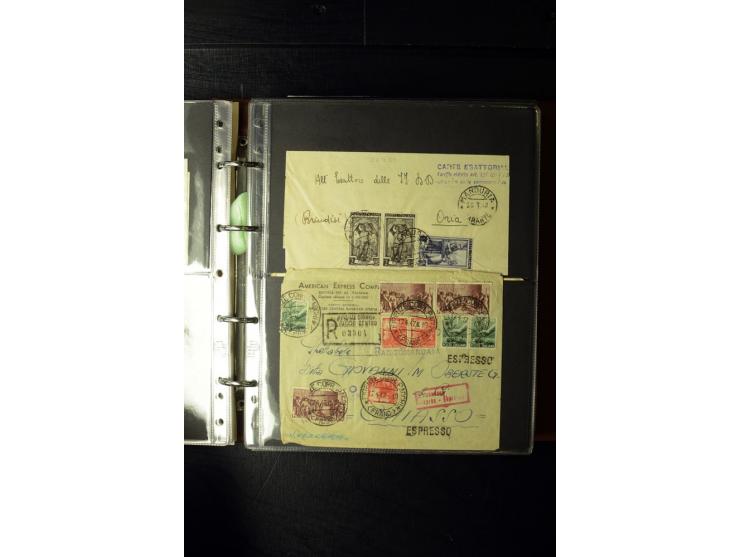 1800/1970 (ca.), rund 500 Briefe, Karten und Ganzsachen, dabei Reco, Zensur, Luftpost, Feldpost etc.