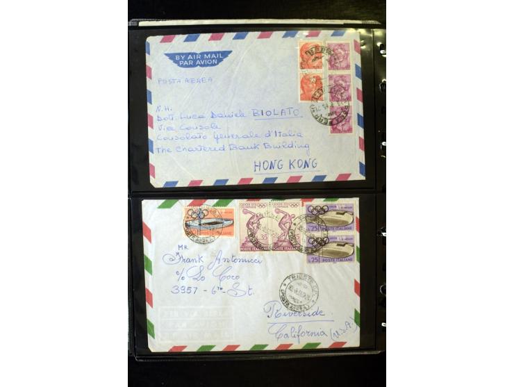1800/1970 (ca.), rund 500 Briefe, Karten und Ganzsachen, dabei Reco, Zensur, Luftpost, Feldpost etc.