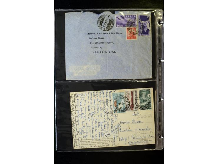 1800/1970 (ca.), rund 500 Briefe, Karten und Ganzsachen, dabei Reco, Zensur, Luftpost, Feldpost etc.