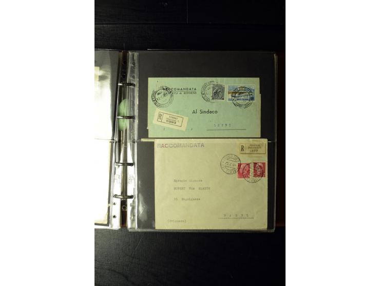 1800/1970 (ca.), rund 500 Briefe, Karten und Ganzsachen, dabei Reco, Zensur, Luftpost, Feldpost etc.