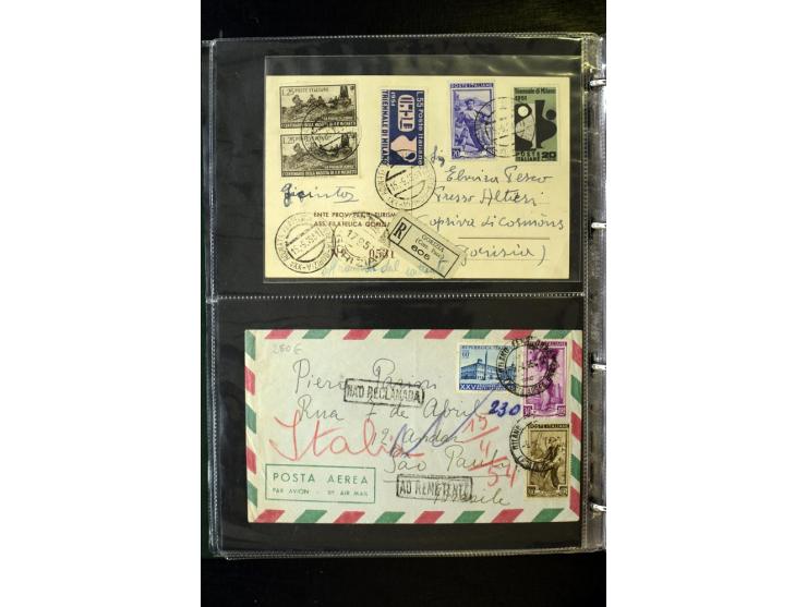 1800/1970 (ca.), rund 500 Briefe, Karten und Ganzsachen, dabei Reco, Zensur, Luftpost, Feldpost etc.
