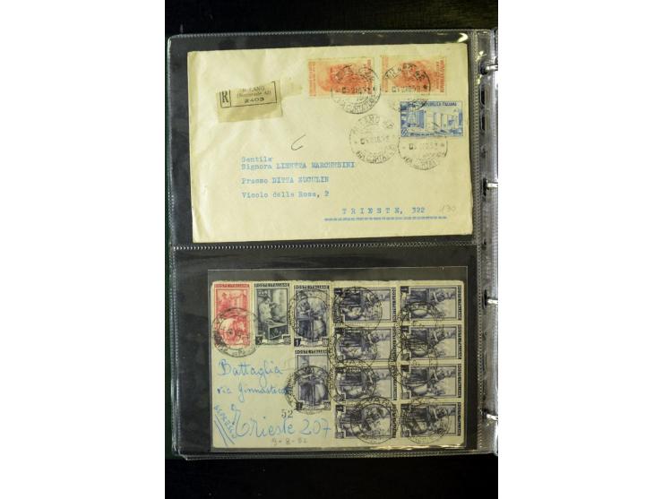 1800/1970 (ca.), rund 500 Briefe, Karten und Ganzsachen, dabei Reco, Zensur, Luftpost, Feldpost etc.