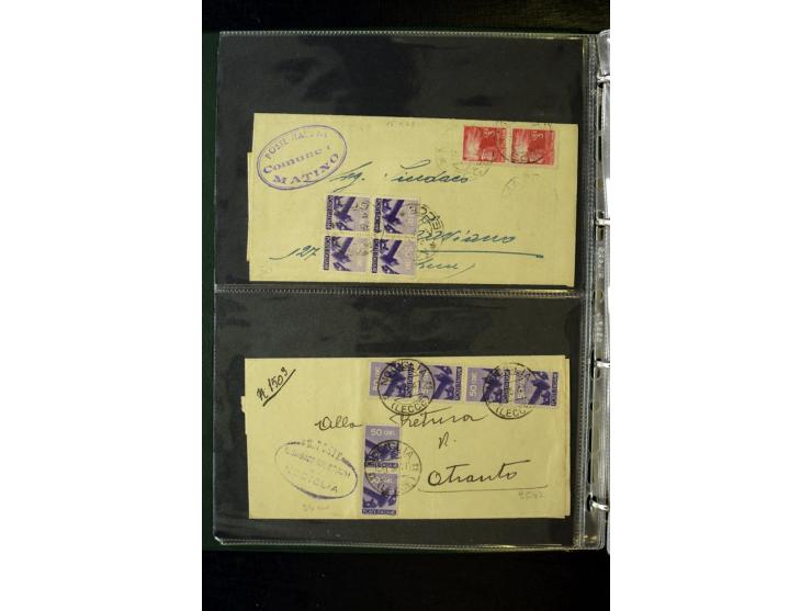 1800/1970 (ca.), rund 500 Briefe, Karten und Ganzsachen, dabei Reco, Zensur, Luftpost, Feldpost etc.
