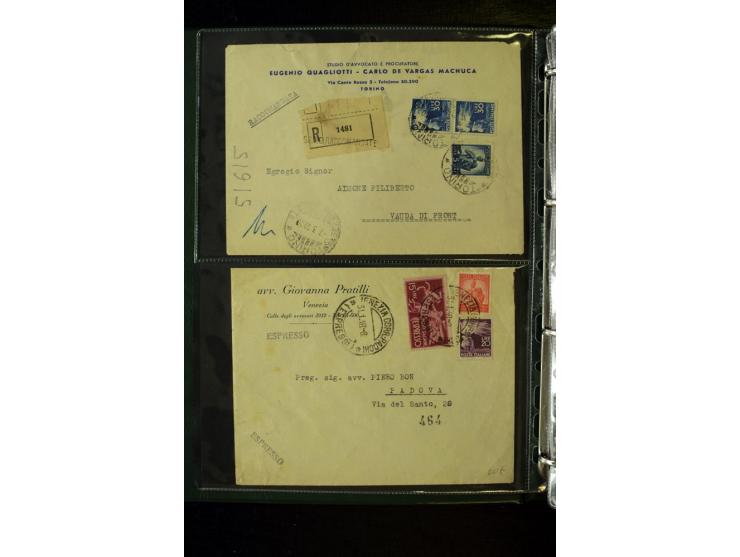 1800/1970 (ca.), rund 500 Briefe, Karten und Ganzsachen, dabei Reco, Zensur, Luftpost, Feldpost etc.