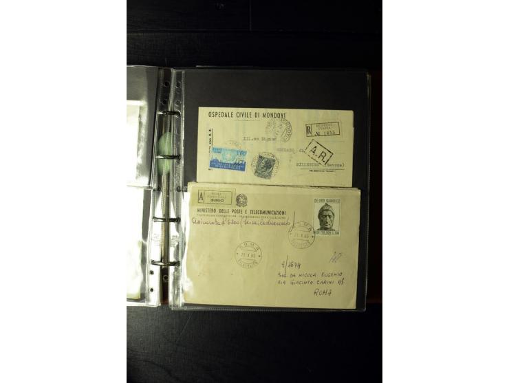 1800/1970 (ca.), rund 500 Briefe, Karten und Ganzsachen, dabei Reco, Zensur, Luftpost, Feldpost etc.