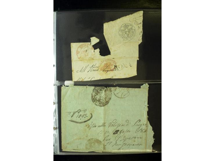 1800/1970 (ca.), rund 500 Briefe, Karten und Ganzsachen, dabei Reco, Zensur, Luftpost, Feldpost etc.