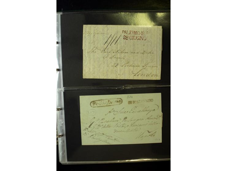 1800/1970 (ca.), rund 500 Briefe, Karten und Ganzsachen, dabei Reco, Zensur, Luftpost, Feldpost etc.