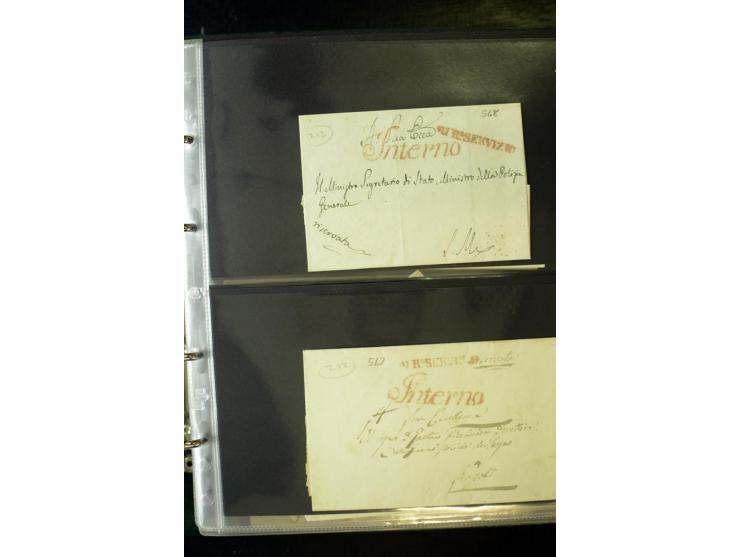 1800/1970 (ca.), rund 500 Briefe, Karten und Ganzsachen, dabei Reco, Zensur, Luftpost, Feldpost etc.