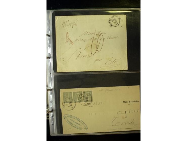 1800/1970 (ca.), rund 500 Briefe, Karten und Ganzsachen, dabei Reco, Zensur, Luftpost, Feldpost etc.