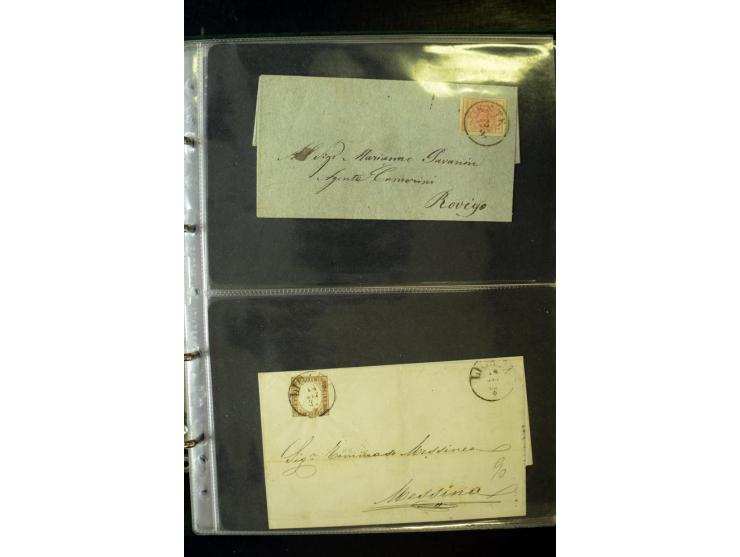 1800/1970 (ca.), rund 500 Briefe, Karten und Ganzsachen, dabei Reco, Zensur, Luftpost, Feldpost etc.