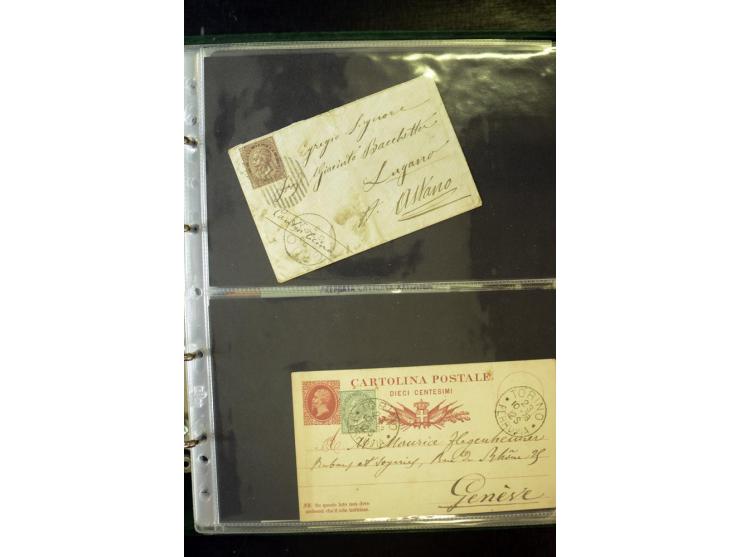 1800/1970 (ca.), rund 500 Briefe, Karten und Ganzsachen, dabei Reco, Zensur, Luftpost, Feldpost etc.