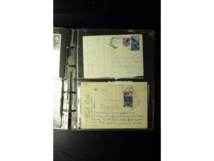 1800/1970 (ca.), rund 500 Briefe, Karten und Ganzsachen, dabei Reco, Zensur, Luftpost, Feldpost etc.