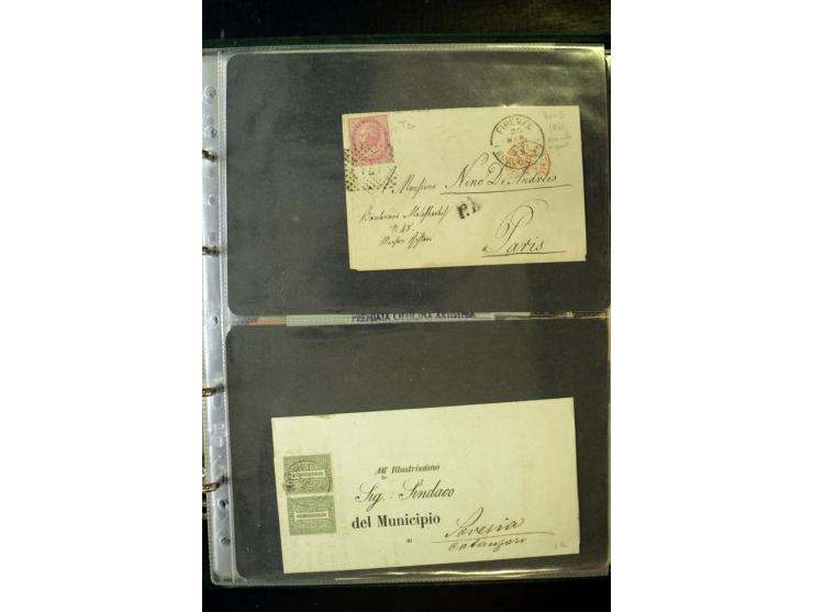 1800/1970 (ca.), rund 500 Briefe, Karten und Ganzsachen, dabei Reco, Zensur, Luftpost, Feldpost etc.