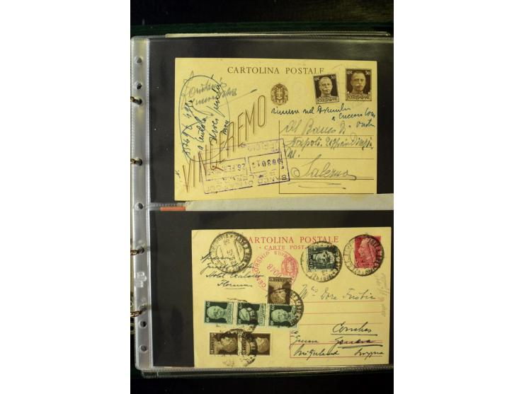 1800/1970 (ca.), rund 500 Briefe, Karten und Ganzsachen, dabei Reco, Zensur, Luftpost, Feldpost etc.