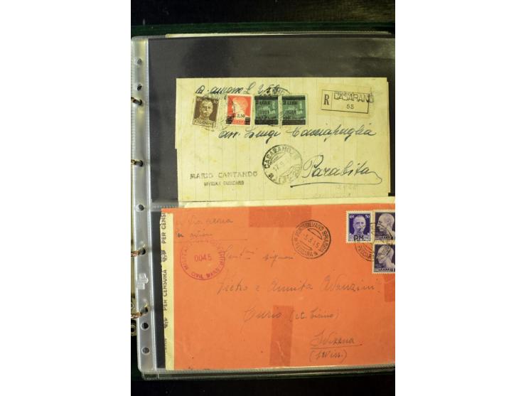 1800/1970 (ca.), rund 500 Briefe, Karten und Ganzsachen, dabei Reco, Zensur, Luftpost, Feldpost etc.