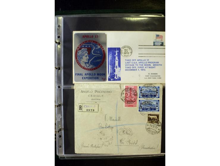 1800/1970 (ca.), rund 500 Briefe, Karten und Ganzsachen, dabei Reco, Zensur, Luftpost, Feldpost etc.
