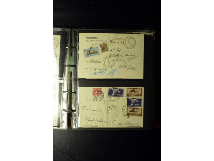 1800/1970 (ca.), rund 500 Briefe, Karten und Ganzsachen, dabei Reco, Zensur, Luftpost, Feldpost etc.