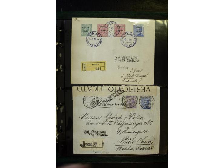 1800/1970 (ca.), rund 500 Briefe, Karten und Ganzsachen, dabei Reco, Zensur, Luftpost, Feldpost etc.