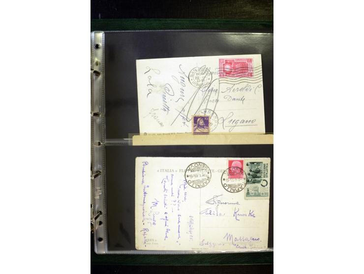1800/1970 (ca.), rund 500 Briefe, Karten und Ganzsachen, dabei Reco, Zensur, Luftpost, Feldpost etc.
