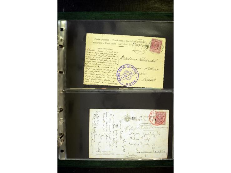 1800/1970 (ca.), rund 500 Briefe, Karten und Ganzsachen, dabei Reco, Zensur, Luftpost, Feldpost etc.