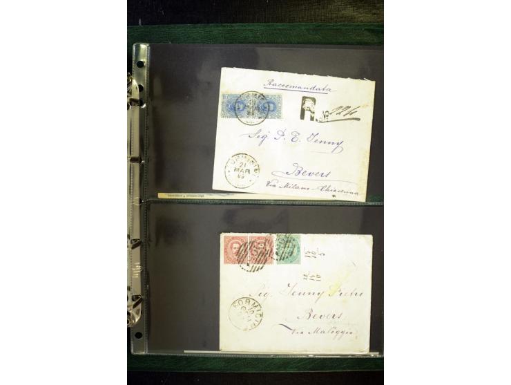 1800/1970 (ca.), rund 500 Briefe, Karten und Ganzsachen, dabei Reco, Zensur, Luftpost, Feldpost etc.