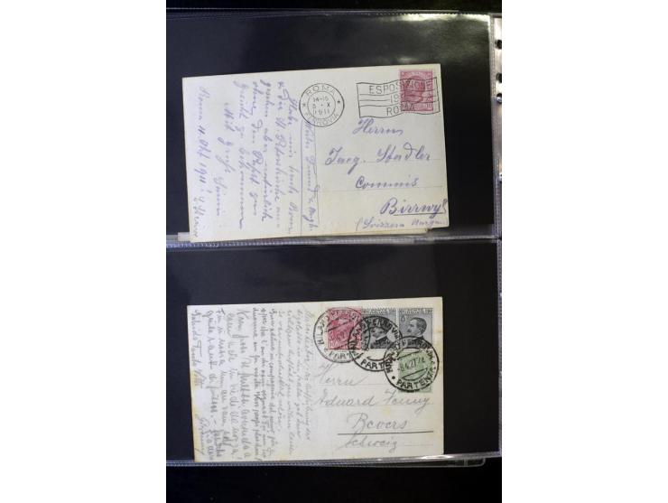1800/1970 (ca.), rund 500 Briefe, Karten und Ganzsachen, dabei Reco, Zensur, Luftpost, Feldpost etc.